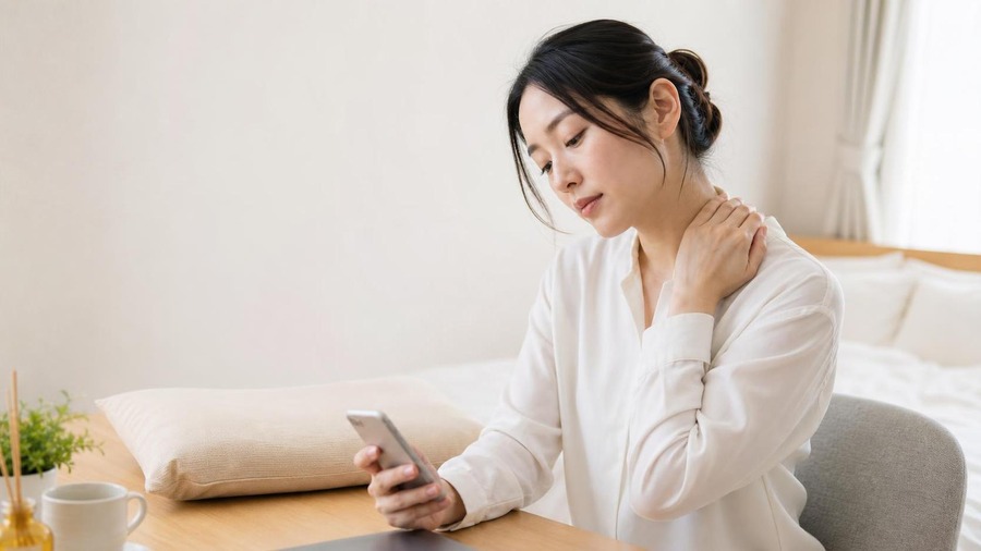 首が短い 女｜見た目の原因と首肩こりを防ぐ姿勢ケア 見出し画像4