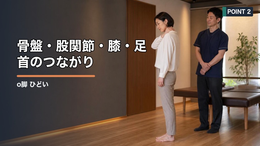 o脚 ひどい時に見直したい原因｜膝だけでなく全身から整える 見出し画像2