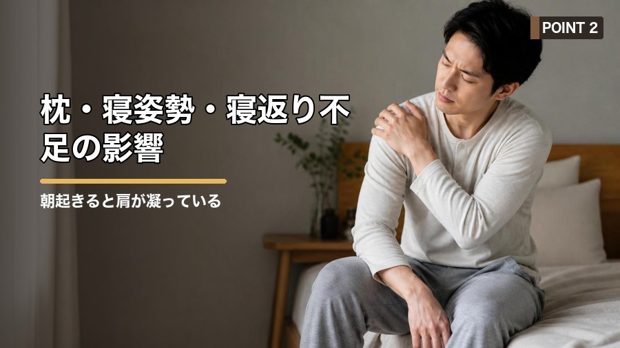 朝起きると肩が凝っている原因は?枕・寝姿勢・呼吸を見直そう 見出し画像2