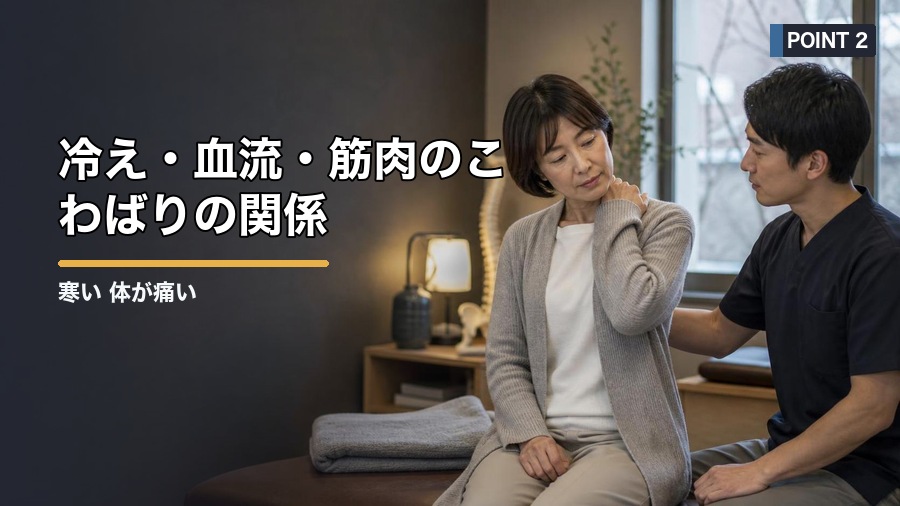 寒い 体が痛い原因は？冷えと筋肉のこわばりを整える方法 見出し画像2